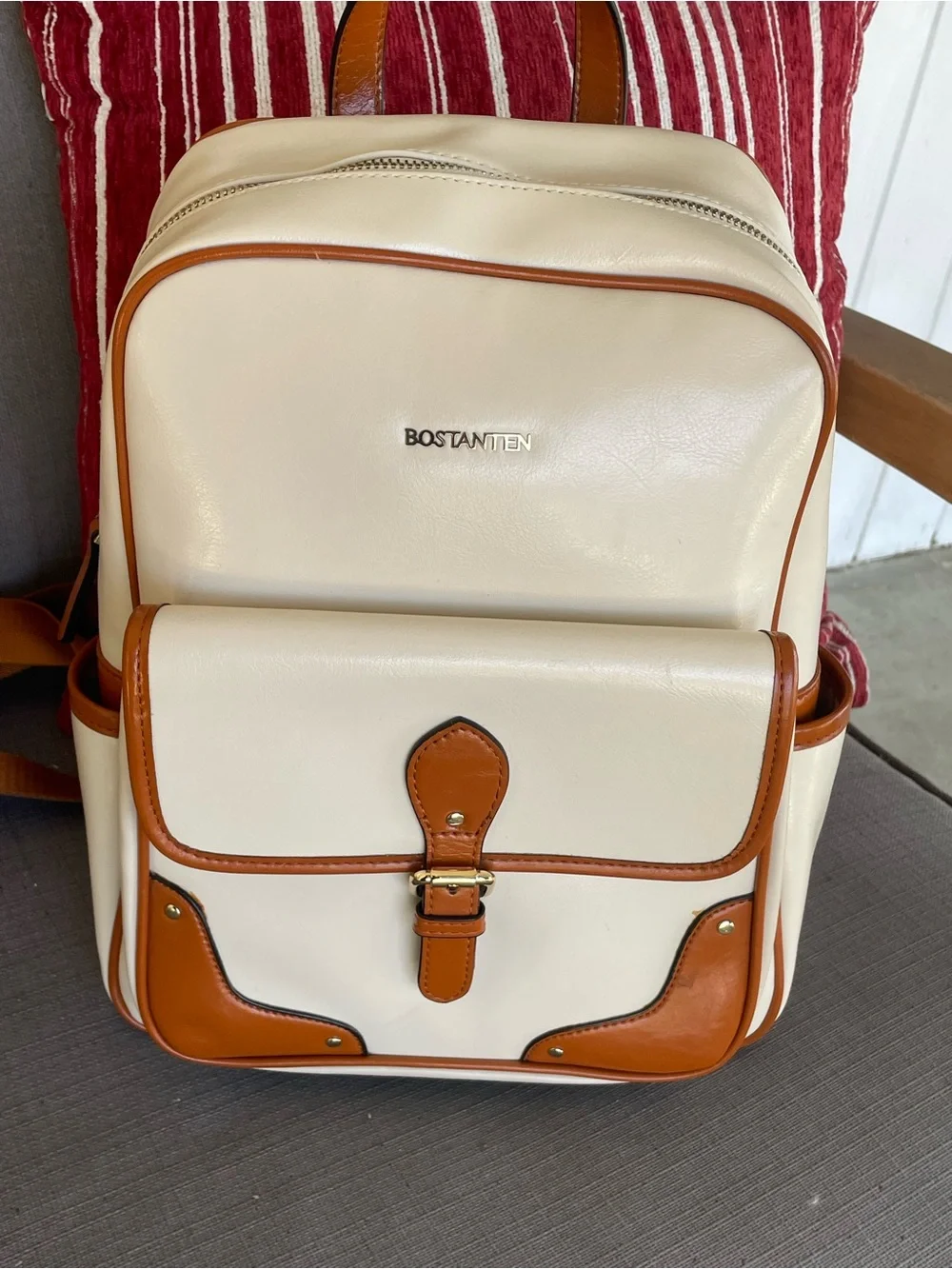 Bostanten Vrba Leather Book Bag Talent